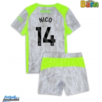 Manchester City Nico Gonzalez #14 Tredjedraktsett Barn 2025-26 Kortermet (+ Korte bukser)